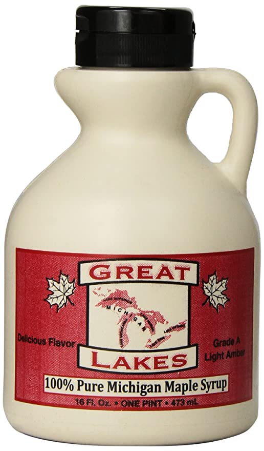  Great Lakes 100% Pure Michigan Maple Syrup, 16 Ounce  - 072223002109