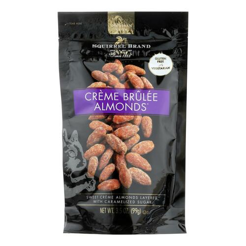 SQUIRREL BRAND: Nut Almond Crème Brulee, 3.5 oz - 0072238620046