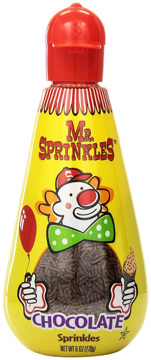 MR SPRINKLES: Chocolate Sprinkles, 6 oz - 0072248170784