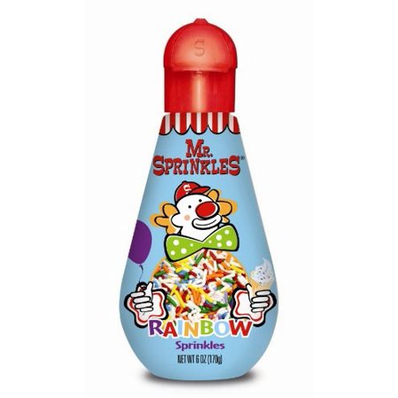 MR SPRINKLES: Rainbow Sprinkles, 6 oz - 0072248170807