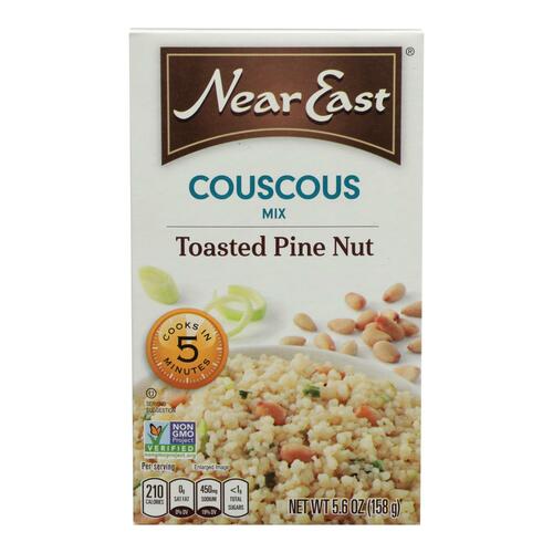 Near East Toasted Pine Nut Couscous Mix 5.6 Ounce Paper Box - 00072251001778