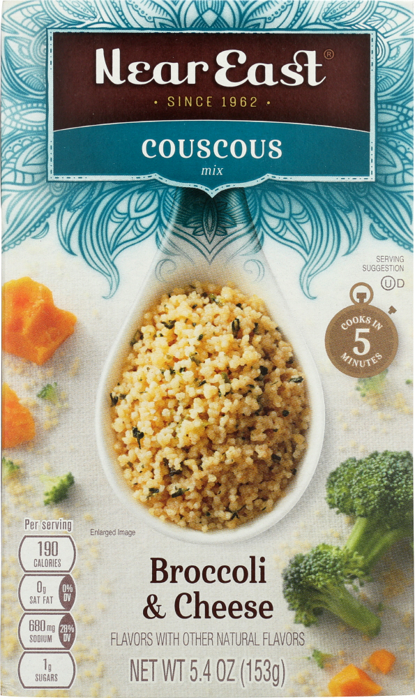 NEAR EAST: Couscous Broccoli Cheese, 5.4 oz - 0072251001785