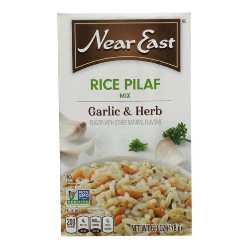 NEAR EAST: Rice Pilaf Mix Garlic and Herb, 6.3 Oz - 0072251002119