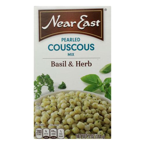 Near East Couscous Mix - Pearl Basil And Herb - Case Of 12 - 5 Oz. - 00072251003536