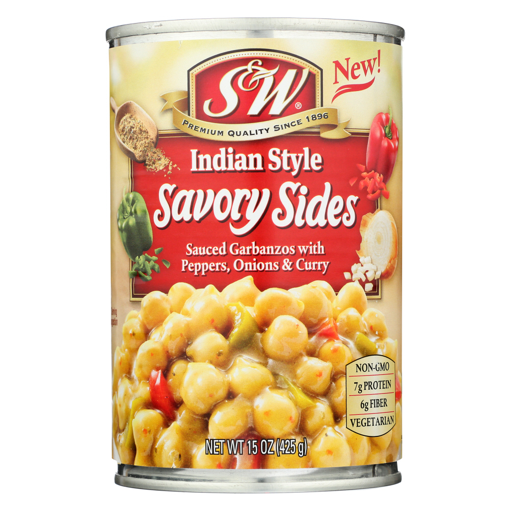 S&W: Indian Style Savory Sides, 15 oz - 0072273495418