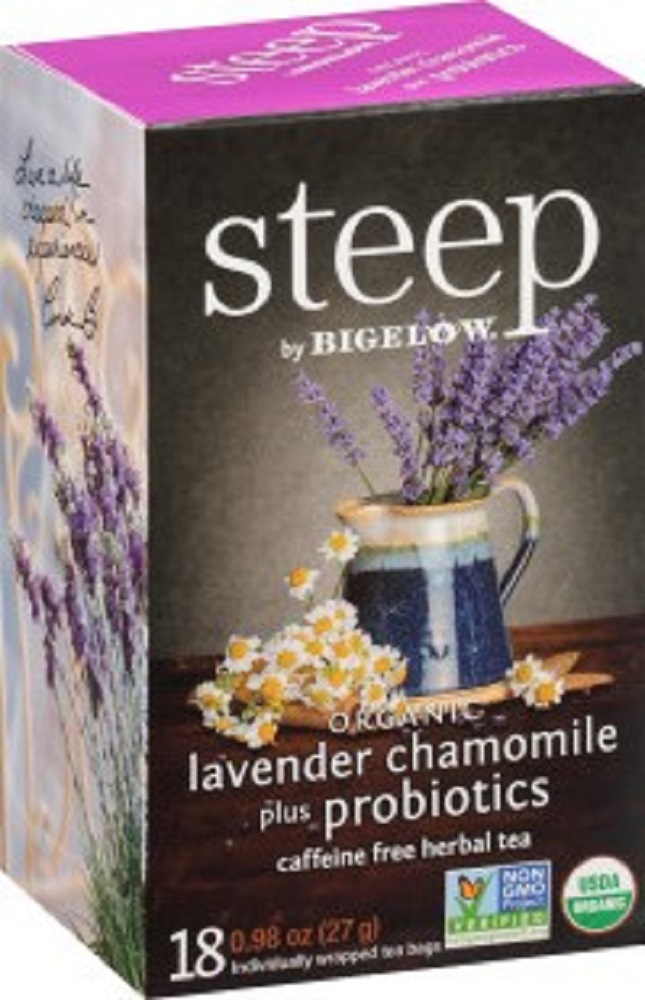 Lavender Chamomile Plus Probiotics Organic Caffeine Free Herbal Tea Bags, Lavender Chamomile - 072310177208