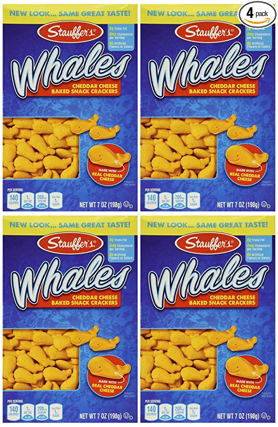 Stauffer'S, Whales, Baked Snack Crackers - 072320111766