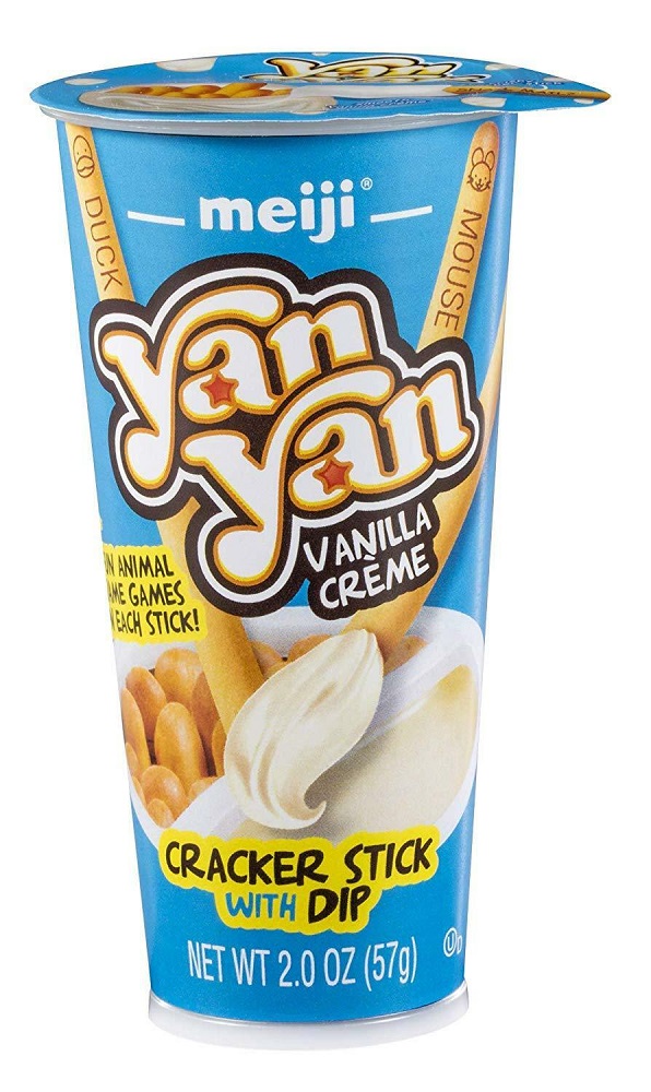 MEIJI: Cracker Stick with Dip Yan Yan Vanilla, 2 oz - 0072320710020