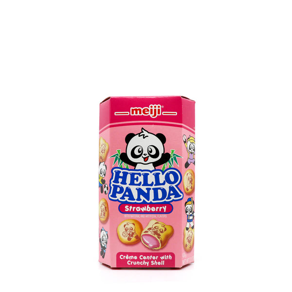 Meiji, biscuits with strawberry creme, strawberry creme - 0072320750033