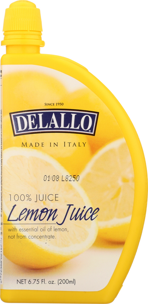 100% Lemon Juice, Lemon - 072368021577