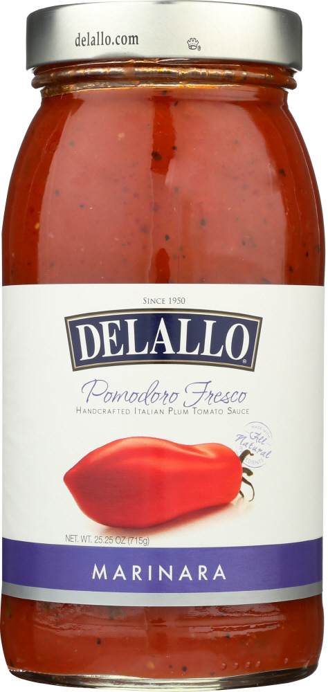 Marinara Pomodoro Fresco Handcrafted Italian Plum Tomato Sauce, Marinara - 072368024349