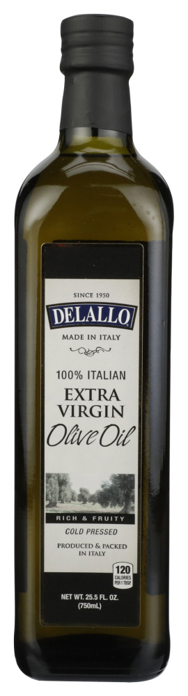 DELALLO: Extra Virgin Olive Oil, 25.5 oz - 0072368050805