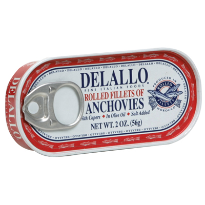 Rolled Fillets Of Anchovies With Capers - 072368301006