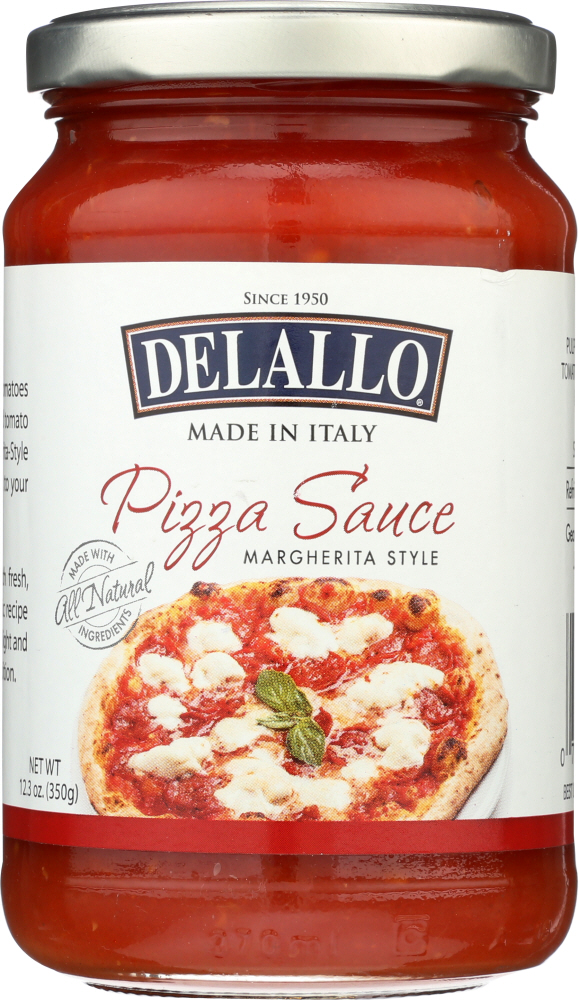 DELALLO: Pizza Sauce Imported Italian, 12.3 oz - 0072368424545