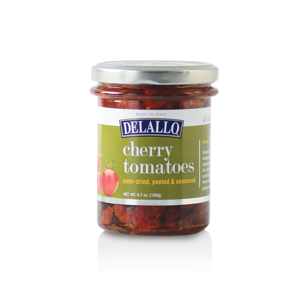 DELALLO: Tomato Dried Cherry Seasoned, 6.7 oz - 0072368426969