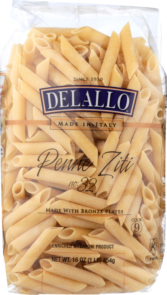 Durum Wheat Semolina Macaroni Product, Penne Ziti - 072368510514