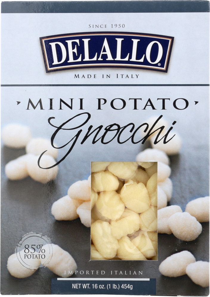 DELALLO: Gnocchi Mini Potato, 16 oz - 0072368510644