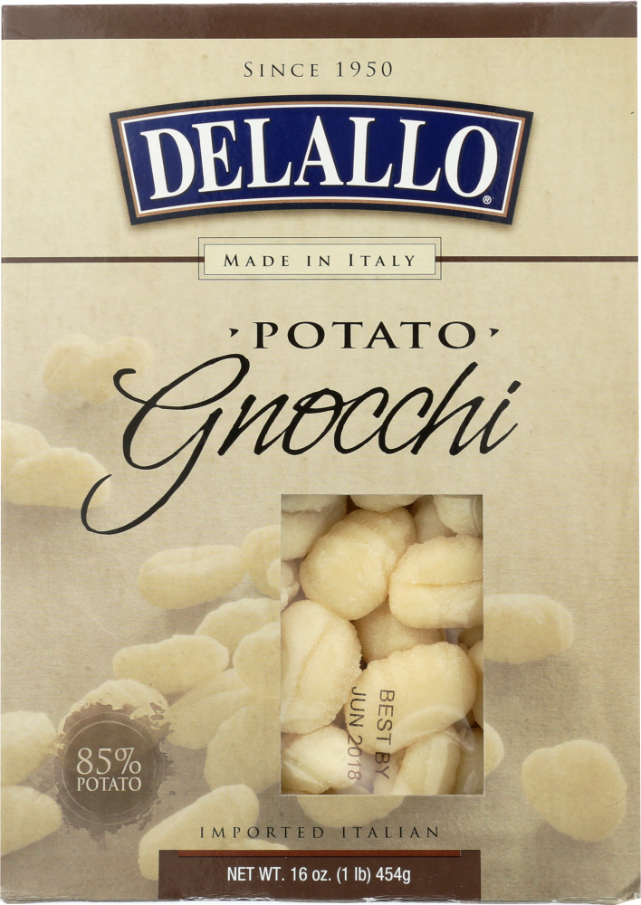 DELALLO: Potato Gnocchi, 16 oz - 0072368510972