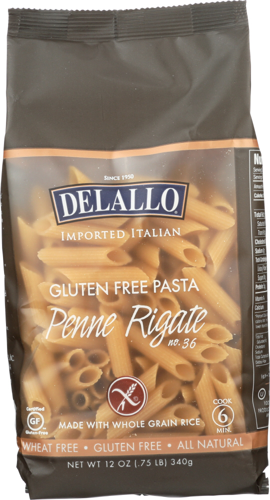 Penne Rigate No. 36, Gluten Free Pasta - colby