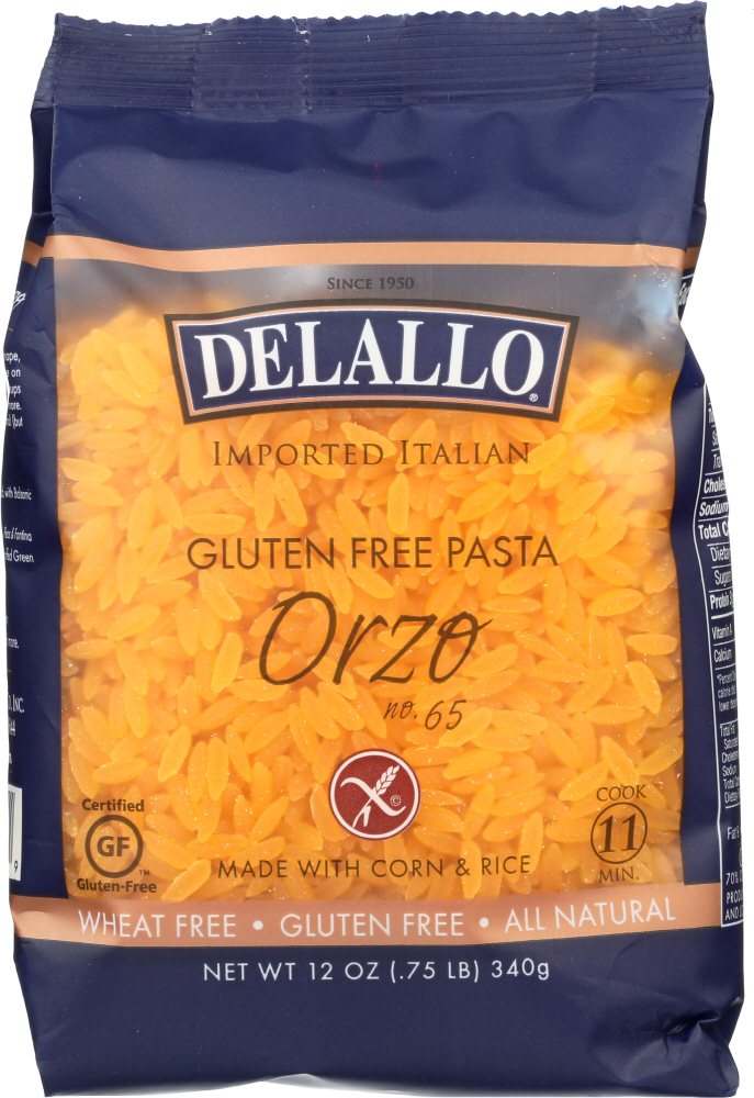 Orzo No. 65, Gluten Free Pasta - 072368551999