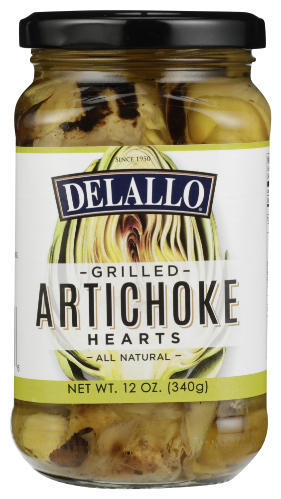 DELALLO: Artichoke Halves Grilled, 12 oz - 0072368909646