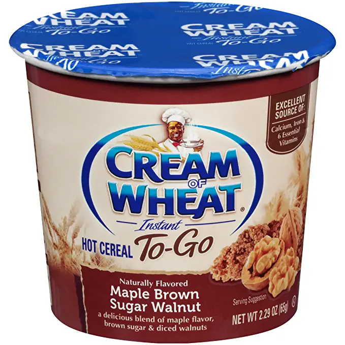 Cream of Wheat, Hot Cereal to Go, Maple Brown Sugar Walnut, 2.29 Ounce - 072400011092
