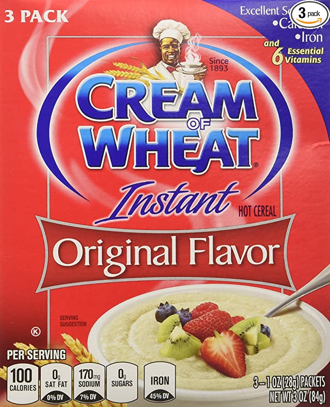  Cream of Wheat Instant Hot Cereal Original - 3 PK - cream