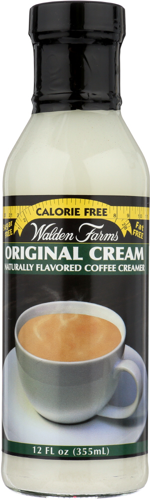 WALDEN FARMS: Calorie Free Original Cream Coffee Creamer, 12 oz - 0072457110113
