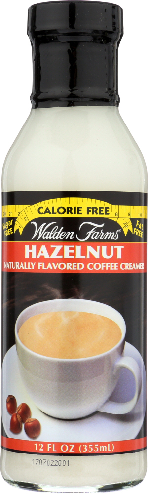 WALDEN FARMS: Calorie Free Hazelnut Coffee Creamer, 12 oz - 0072457110557