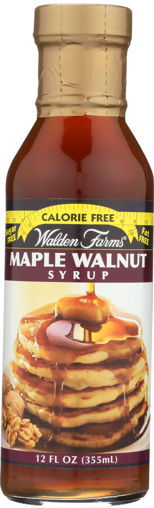 Walden Farms Maple Pancake Syrup, 12 oz., 0g Net Carbs Keto Friendly, Non-Dairy, No Gluten, Sugar Free, Sweet and Delicious Flavor for Pancakes, Waffles, French Toast - 072457880702