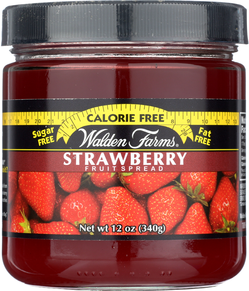 WALDEN FARMS: Calorie Free Fruit Spread Strawberry, 12 oz - 00072457990227