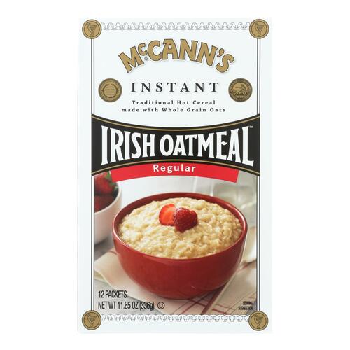 MC CANN’S: Instant Irish Oatmeal Regular 12 Packets, 11.8 Oz - 0072463000286