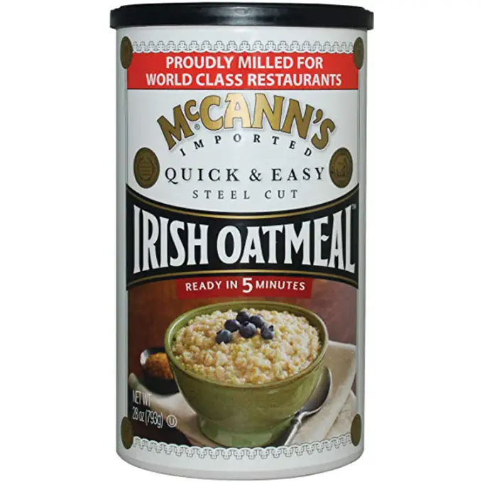  Mcann's Imported Quick & Easy Steel-Cut Irish Oatmeal, Sourced in the USA, 28-Ounce Can - 041224720619