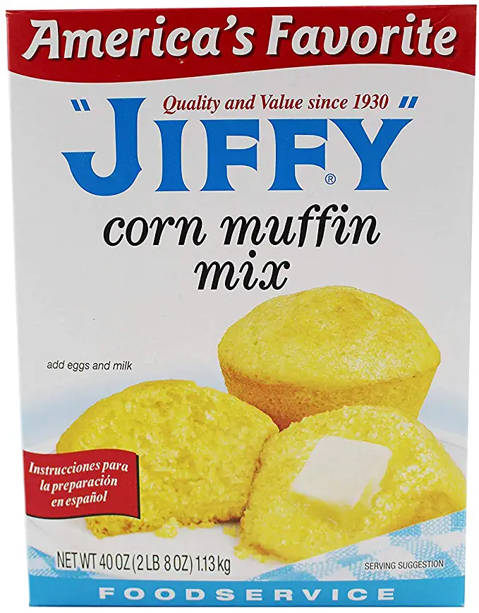 Jiffy Corn Muffin Cornbread Mix, 40 Ounce Box (Pack of 3) - 072486001307