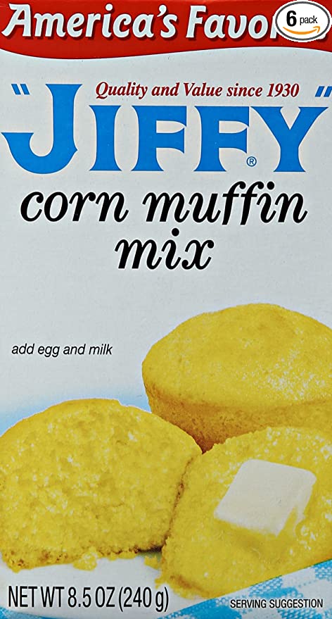  Jolly Time Jiffy Corn Muffin Mix, 8.5 oz (6 Pack)  - 072486002281