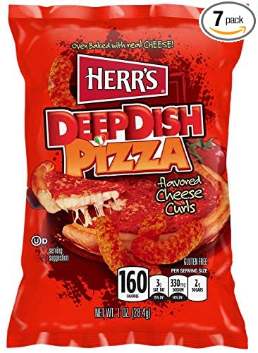 Herr'S, Deepdish Pizza Cheese Curls - 072600081017