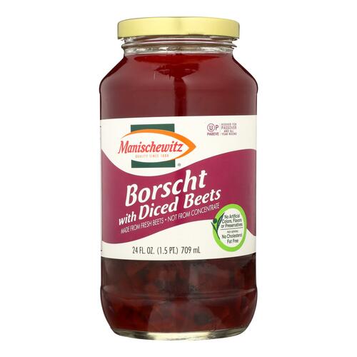 Manischewitz - Borscht With Shredded Beets - Case Of 12 - 24 Oz. - 072700102742