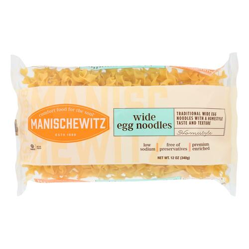  Manischewitz, Noodles Wide, 12 Oz  - 072700104050