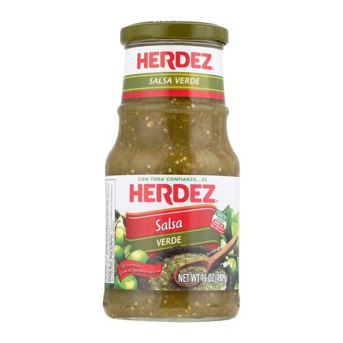 Herdez Salsa - Verde - Case Of 12 - 16 Oz. - 072878275705