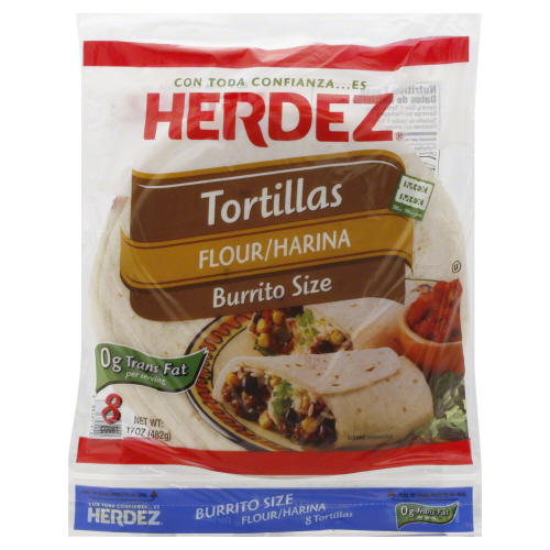Tortillas Flour Burrito Size - 072878282888