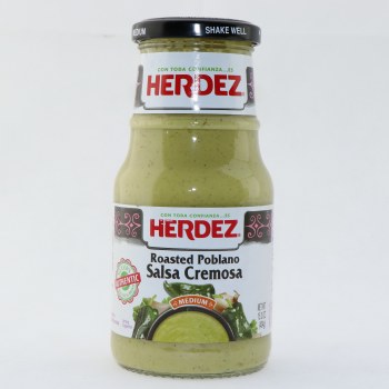 Medium Roasted Poblano Salsa, Medium - 072878870252