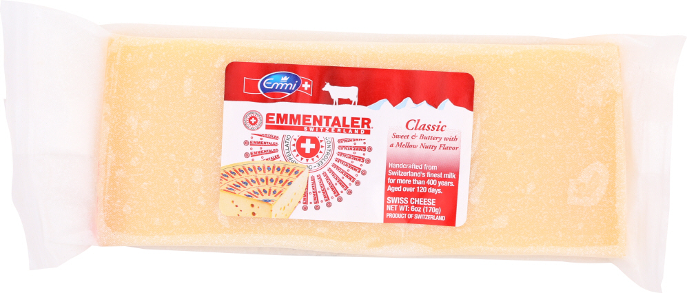 EMMI: Classic Swiss Cheese, 6 oz - 0073015001713