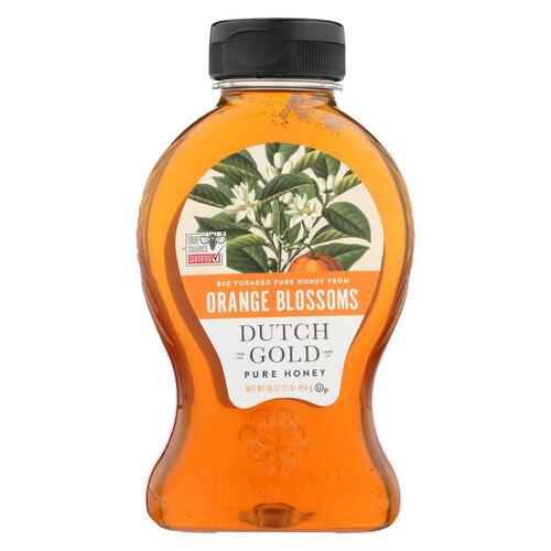 Dutch Gold Honey Orange Blossom Honey - Case Of 6 - 16 Oz. - 073138206101