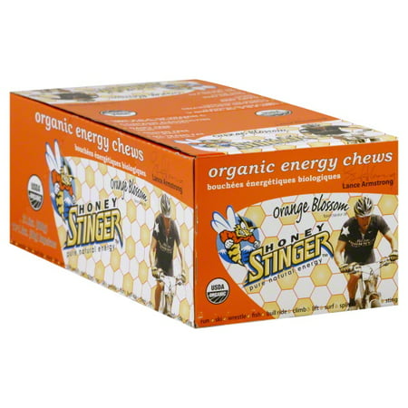 Honey Stinger Organic Energy Chews Orange 12 Ct - 073138723196
