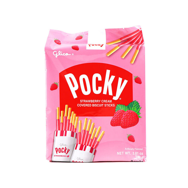 Pocky, Biscuit Sticks, Strawberry Cream - 073141153430