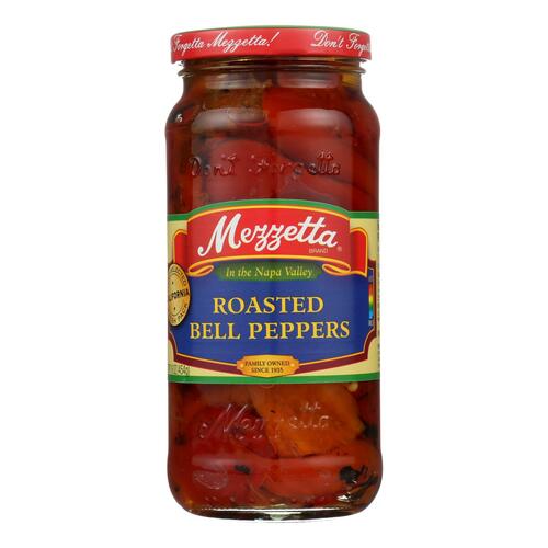 MEZZETTA: Roasted Red Bell Peppers, 16 oz - 0073214001040