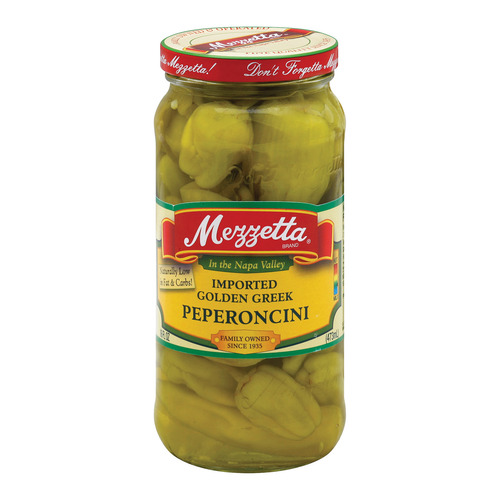 Mezzetta Golden Greek Peperoncini, Whole, 16 Ounce - 073214001057