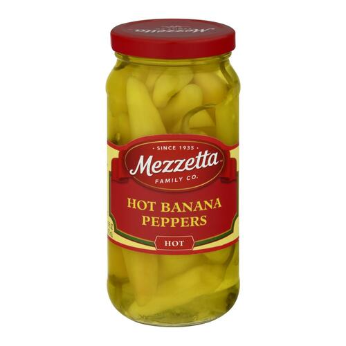 Mezzetta Peppers Hot Banana Wax - Case Of 6 - 16 Oz. - 073214001149