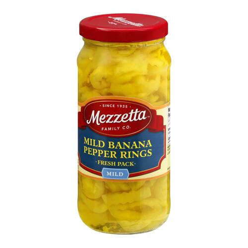 MEZZETTA: Deli-Sliced Mild Pepper Rings, 16 oz - 0073214001620