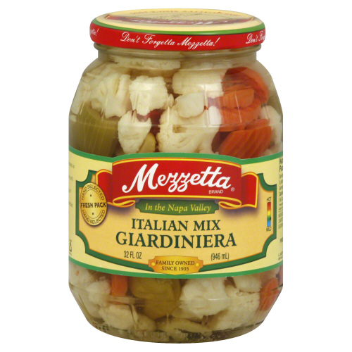 MEZZETTA: Italian Mix Giardiniera, 32 oz - 0073214003211